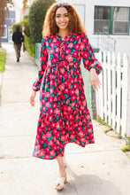 Load image into Gallery viewer, Look Adorable Ribbon Bow Tie Babydoll Tiered Maxi Dress