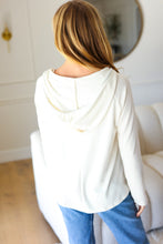 Load image into Gallery viewer, Feeling It Kelly Green Clover Cut Out Terry Hoodie