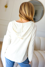 Load image into Gallery viewer, Feeling It Kelly Green Clover Cut Out Terry Hoodie