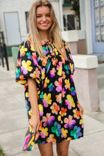 Load image into Gallery viewer, Look Adorable Ribbon Bow Tie Floral Babydoll Dress with Pockets