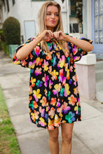 Load image into Gallery viewer, Look Adorable Ribbon Bow Tie Floral Babydoll Dress with Pockets