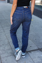 Load image into Gallery viewer, Judy Blue Dark Wash Pull On Cuffed Slim Fit Jeans