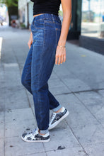 Load image into Gallery viewer, Judy Blue Dark Wash Pull On Cuffed Slim Fit Jeans