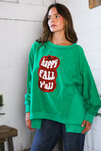 Load image into Gallery viewer, 'Happy Fall Y'all' Kelly Green Sweater