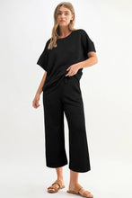 Load image into Gallery viewer, Aapparella - Women Multi-colored Textured T Shirt and Pants Set | S-2XL