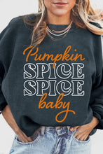 Load image into Gallery viewer, Suhkasana - Pumpkin Spice Baby Textured Graphic Sweatshirt