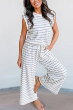 Load image into Gallery viewer, Aapparella - Casual Style Striped Short Sleeve Two-Piece Set | S-XL