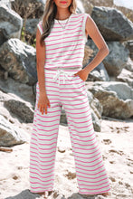 Load image into Gallery viewer, Aapparella - Casual Style Striped Short Sleeve Two-Piece Set | S-XL