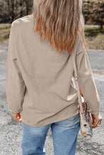 Load image into Gallery viewer, Suhkasana - Game Day Ribbed Oversized Sweatshirt with Embroidery