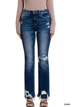 Load image into Gallery viewer, Feeling Empowered Denim Distressed Boot Cut Jeans