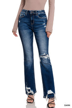 Load image into Gallery viewer, Feeling Empowered Denim Distressed Boot Cut Jeans