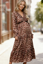 Load image into Gallery viewer, Wild Grace Leopard Maxi Dress