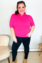 Load image into Gallery viewer, Pretty In Pink Mock Neck With Back Ribbon Bow Tie Sweater Top