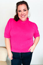 Load image into Gallery viewer, Pretty In Pink Mock Neck With Back Ribbon Bow Tie Sweater Top