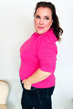 Load image into Gallery viewer, Pretty In Pink Mock Neck With Back Ribbon Bow Tie Sweater Top