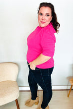 Load image into Gallery viewer, Pretty In Pink Mock Neck With Back Ribbon Bow Tie Sweater Top