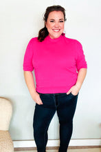 Load image into Gallery viewer, Pretty In Pink Mock Neck With Back Ribbon Bow Tie Sweater Top