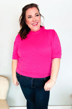 Load image into Gallery viewer, Pretty In Pink Mock Neck With Back Ribbon Bow Tie Sweater Top