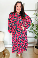 Load image into Gallery viewer, Look Adorable Ribbon Bow Tie Babydoll Tiered Maxi Dress