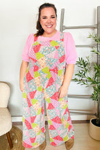 Load image into Gallery viewer, Stand Out Multicolor Boho Patchwork Wide Leg Overall Jumpsuit