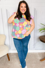 Load image into Gallery viewer, Feeling Playful Fuchsia Floral Textured Ruffle Sleeve Top
