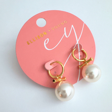 Load image into Gallery viewer, Ellison+Young - Toggle Bar Pearl Earrings- Modern Classic Style