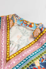 Load image into Gallery viewer, 66DISCO - Crochet V Neck Half Sleeve Boho Floral Blouse (S-4X)