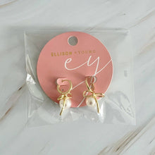 Load image into Gallery viewer, Ellison+Young - Bowed With Pearl Drop Earrings