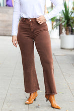 Load image into Gallery viewer, Can&#39;t Lose Mahogany Straight Leg High Waist Ankle Pants
