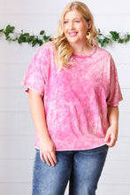 Load image into Gallery viewer, Rose Cotton Wash Short Sleeve Crew Neck Top
