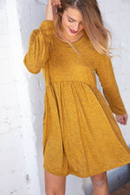 Load image into Gallery viewer, Sunflower Two Tone Babydoll Pocketed Dress

