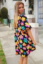 Load image into Gallery viewer, Look Adorable Ribbon Bow Tie Floral Babydoll Dress with Pockets
