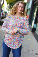 Load image into Gallery viewer, Eclectic Ivory Popcorn Rounded Hem Shirttail Pullover Sweater
