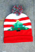 Load image into Gallery viewer, Christmas Tree Pom-Pom Beanie
