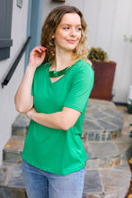 Load image into Gallery viewer, Saint Patrick Asymmetrical Sequin Banded V Neck Top
