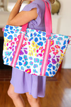 Load image into Gallery viewer, Multicolor Cheetah Print Duffel Bag
