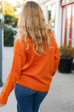 Load image into Gallery viewer, Game Day Orange &quot;Tennessee&quot; Embroidery Pop Up Sweater
