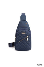 Load image into Gallery viewer, 42POPS - SI-26305 Quilted Multi Pocket Crossbody Sling Bag
