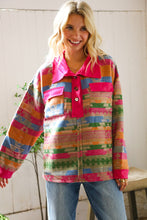 Load image into Gallery viewer, Painted Desert Button Up Pocketed Pullover

