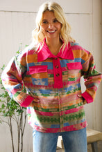 Load image into Gallery viewer, Painted Desert Button Up Pocketed Pullover
