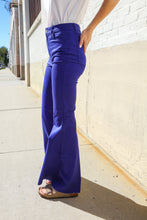 Load image into Gallery viewer, All You Need Sapphire High Waist Flare Leg Denim Jeans
