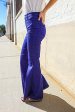 Load image into Gallery viewer, All You Need Sapphire High Waist Flare Leg Denim Jeans
