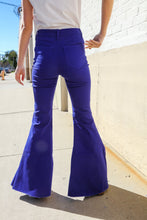 Load image into Gallery viewer, All You Need Sapphire High Waist Flare Leg Denim Jeans
