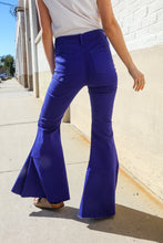 Load image into Gallery viewer, All You Need Sapphire High Waist Flare Leg Denim Jeans
