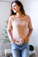 Load image into Gallery viewer, Zigzag Charm Blush Thermal Long Sleeve
