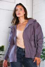 Load image into Gallery viewer, A Cozy Wanderer Dusty Velvet Zip Up Jacket
