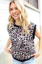 Load image into Gallery viewer, Be Bold Dolman Short Sleeve Leopard Print Knit Top
