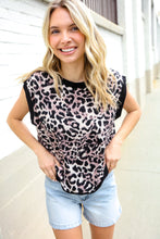 Load image into Gallery viewer, Be Bold Dolman Short Sleeve Leopard Print Knit Top
