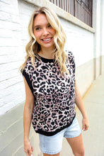 Load image into Gallery viewer, Be Bold Dolman Short Sleeve Leopard Print Knit Top
