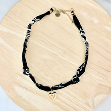 Load image into Gallery viewer, MODish Design Co - Bandana Necklace - Black
